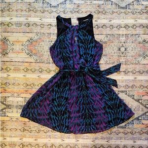 chiffon Express mini dress size S. VGUC